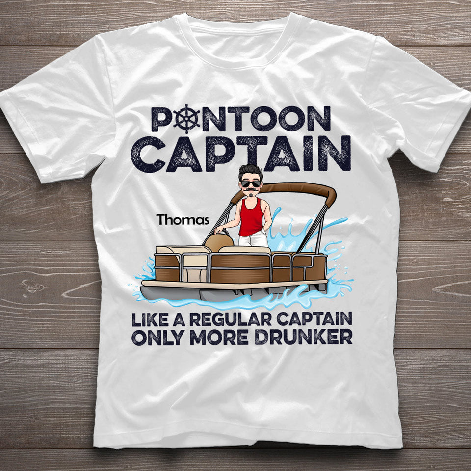 Pontoon King - Personalized Pontoon T-shirt & Hoodie