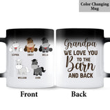 Daddy's Little Ponies - Horse gift for dad,grandpa, husband, him - Personalized Mug