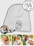 Custom Photo - Personalized Step Mom Embroidered Beanie