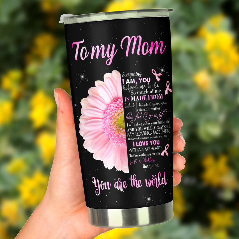 Gobelet de sensibilisation au cancer du sein pour ma maman 0622