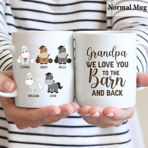 Daddy's Little Ponies - Horse gift for dad,grandpa, husband, him - Personalized Mug