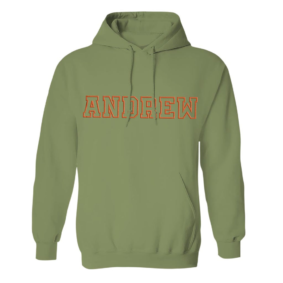 Custom Name - Personalized Kid Embroidered Hoodie
