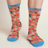 I'd Rather Be Playing Volleyball - Personalized Volleyball Socks