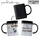 Daddy's Little Ponies - Horse gift for dad,grandpa, husband, him - Personalized Mug