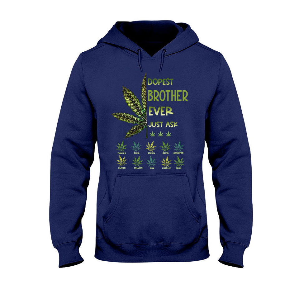 Dopest Dad Ever - Gift for dad, grandma, grandpa, mom, uncle, aunt, brother, sister - Personalized T-shirt And Hoodie