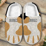 Cute Cat Paws - Gift for cat lovers - Personalized Slippers