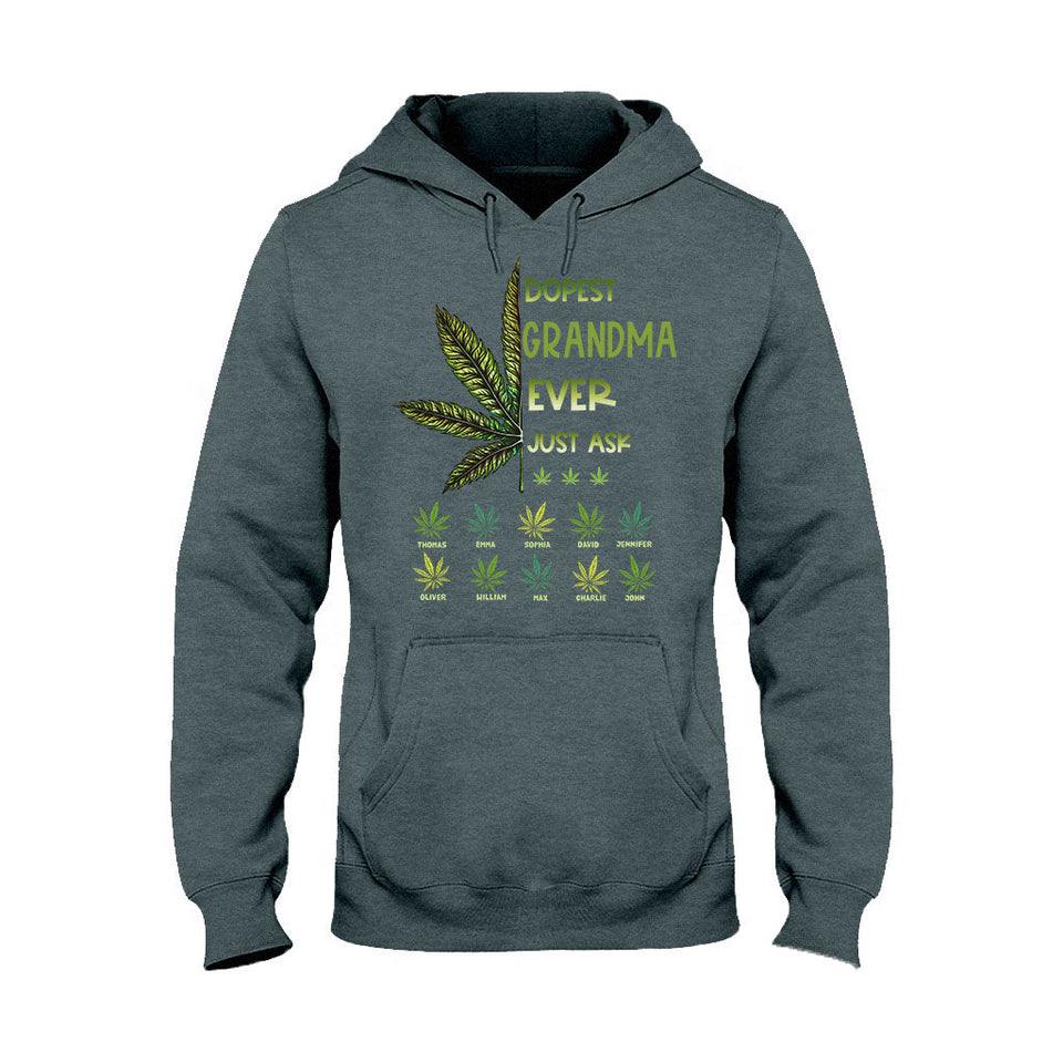 Dopest Dad Ever - Gift for dad, grandma, grandpa, mom, uncle, aunt, brother, sister - Personalized T-shirt And Hoodie