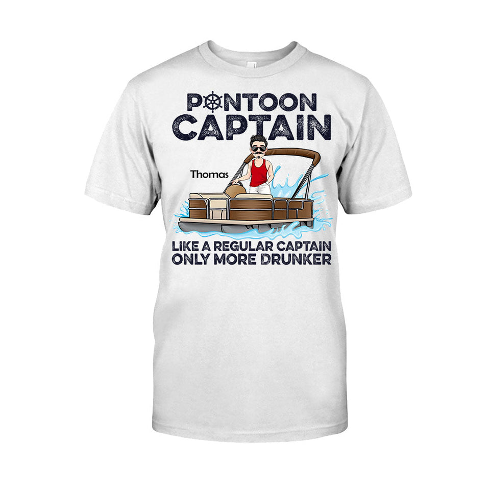 Pontoon King - Personalized Pontoon T-shirt & Hoodie