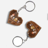 Best Dad/Grandma/Grandpa/Mom Ever - Personalized Father Keychain