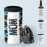 Reel Cool Dad - Fishing gift for dad, grandpa, him, husband - Personalized Can Cooler