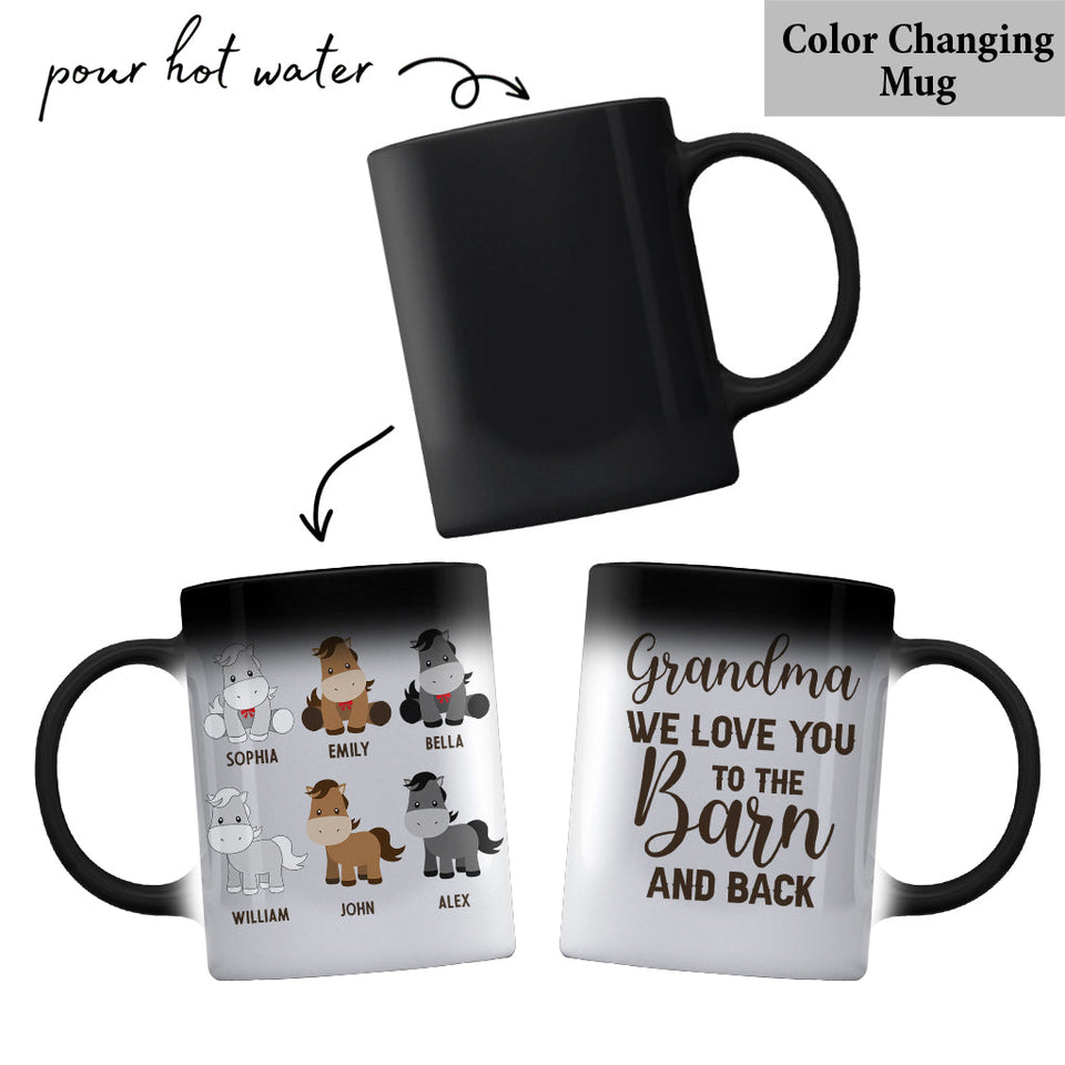 Daddy's Little Ponies - Horse gift for dad,grandpa, husband, him - Personalized Mug