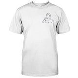 Custom Line Art - Personalized Step Dad Embroidered T-shirt
