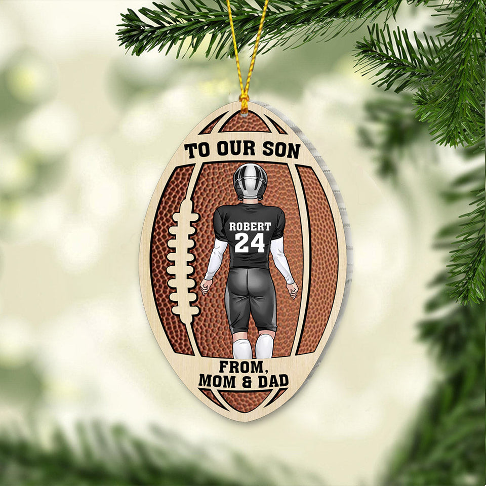 To Our Son - gift for son, him - Personalized Ornament