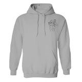 Custom Line Art - Personalized granddaughter Embroidered Hoodie