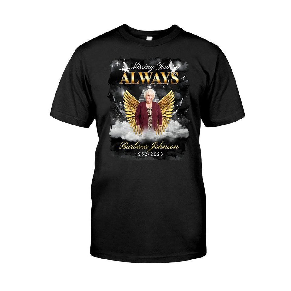 Toujours dans mon cœur - T-shirt et sweat à capuche commémoratifs personnalisés
