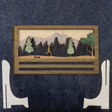 Medal Display - Personalized Running 2 Layered Wood Sign / Wood Plaque