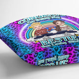 Congrats On Being My Beties - Gift for friend - Personalized Throw Pillow