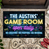 Game Room - Personalized Video Game Doormat