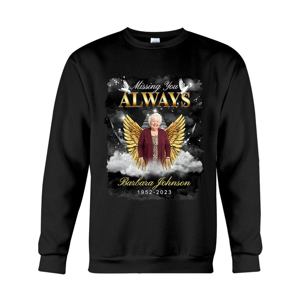 Toujours dans mon cœur - T-shirt et sweat à capuche commémoratifs personnalisés