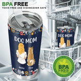A Girl And Her Dogs - Personalized Dog Tumbler