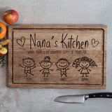 Grandma's Kitchen - Gift for grandma - Personalized Cutting Board