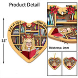 Just A Girl Who Loves Book - Personalized Book Ornament