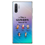 This Grandpa Belongs To - Personalized Grandpa Clear Phone Case