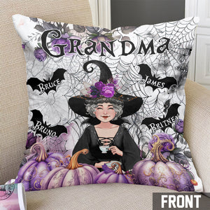 Grandma Witch - Personalized Grandma Throw Pillow