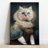 Royal Portrait - Personalized Cat Canvas And Poster