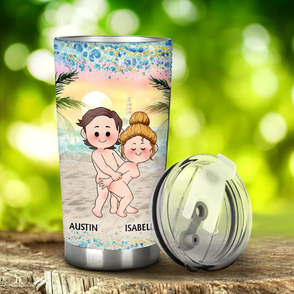 Just For You - Personalized Couple Tumbler