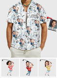 Photo Inserted Funny Golfer - The Best Gift For Dad, Uncle, Husband...