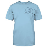 Custom Line Art - Personalized Grandma Embroidered T-shirt