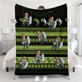 Love Fishing - Personalized Fishing Blanket