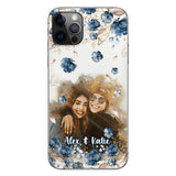 Bestie Matching Phone Case - Personalized Bestie Clear Phone Case