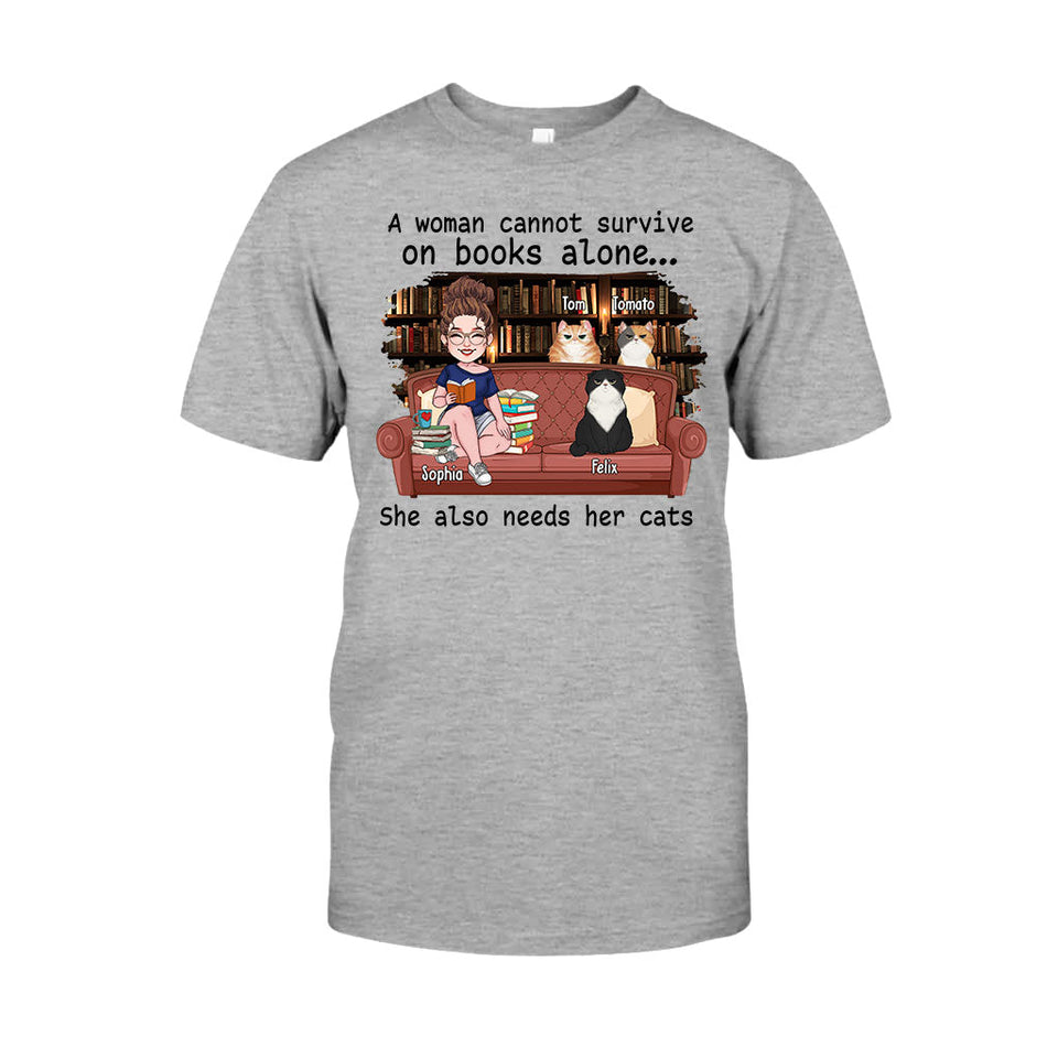 Just A Girl Who Loves Book - Personalized Book T-shirt & Hoodie