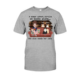 Just A Girl Who Loves Book - Personalized Book T-shirt & Hoodie