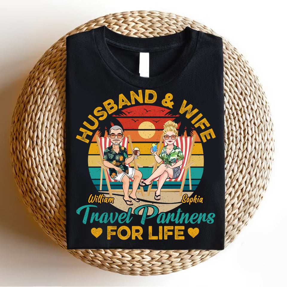 Travel Partners For Life - Personalized Travelling T-shirt & Hoodie