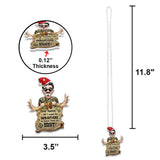 Dear Santa - Personalized Hunting Car Ornament