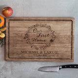 Our Frist Home - Personalized Housewarming Cutting Board