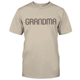 Custom Name - Personalized Grandma Embroidered T-shirt