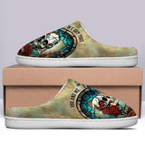 You & Me We Got This - Personalized Skull Slippers