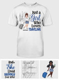 Just A Girl Who Loves Cruising - Personalized Cruising T-shirt & Hoodie