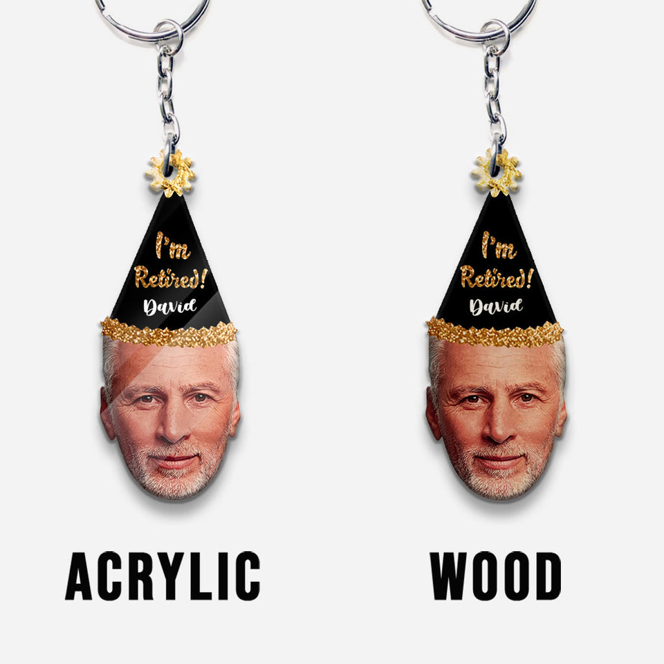The Legend Has Retired! - Personalized Retired Keychain