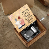 You Are The Reason - Gift for mom, grandma - Personalized Hand Crank Music Box