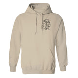 Custom Line Art - Personalized Bestie Embroidered Hoodie