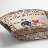 You're The Only One I Want To Annoy - Personalized Couple Throw Pillow