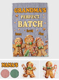 Grandma's Perfect Batch - Gift for grandma, mom - Personalized Towel