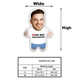 I Love You - Personalized Couple Shaped Pillow