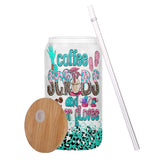 Coffee Scrubs And Rubber Gloves - Personalized Nurse Can Glass
