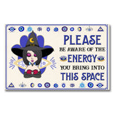 Please Be Aware - Personalized Witch Canvas And Poster